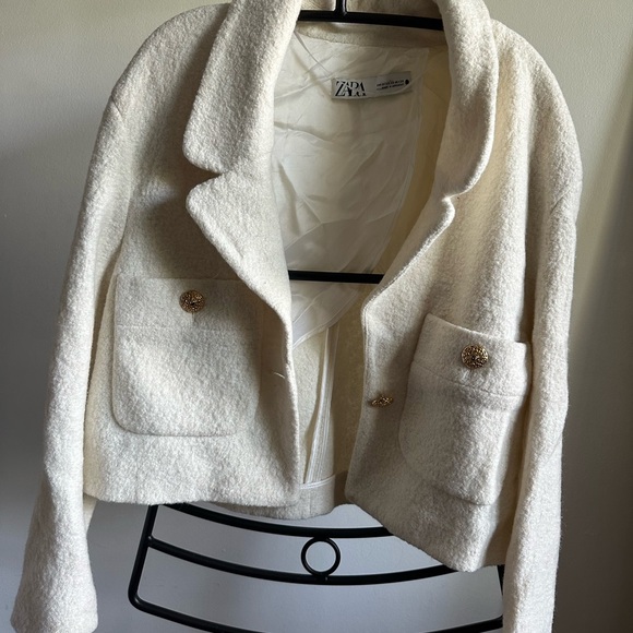 Zara bloggers favorite tweed jacket limited edition - Picture 5 of 6